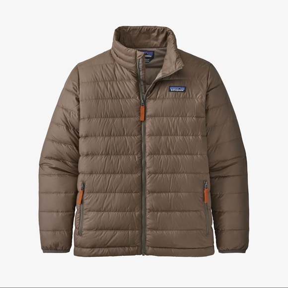 Patagonia Other - Patagonia like new kids down puffer zip up jacket brown